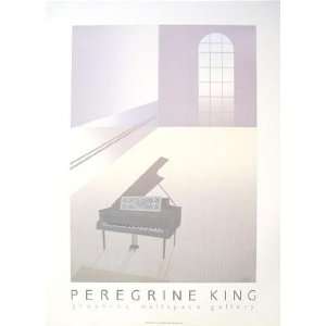 Perry King   Wallspace With Piano, 1984 Serigraph
