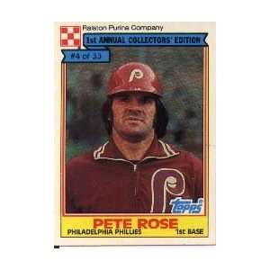  1984 Ralston Purina #4 Pete Rose