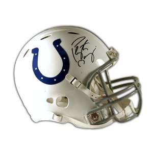 Peyton Manning Autographed Helmet  Details Indianapolis Colts 