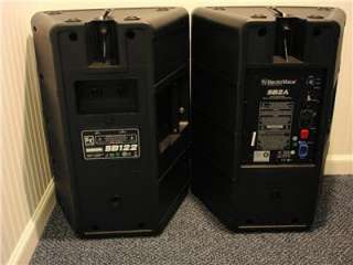 ELECTRO VOICE EV SB2A DUAL POWERED SB122 PASSIVE SUBWOOFERS LITEWEIGHT 