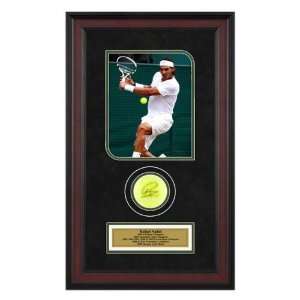 Rafael Nadal 2010 Wimbledon Championship Framed Autographed Tennis 