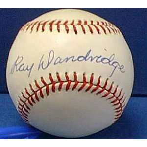 Ray Dandridge Autographed Baseball