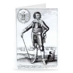  Robert Rich, 2nd Earl of Warwick (engraving)   Greeting 