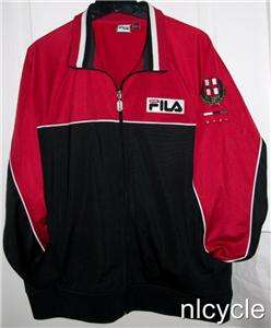 FILA Sport logo SEWN on front & label SEWN in neck.