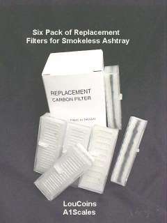 Six Pack Replacement Filters for Smokeless Ashtray  