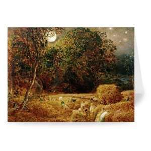 Harvest Moon by Samuel Palmer   Greeting Card (Pack of 2)   7x5 inch 