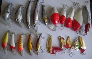 20PCS Fishing lures lure popper spoon Hook wholesaler  