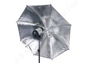 Sonovel★ 33 Studio Flash Light Reflector Black Silver Umbrella 83cm 