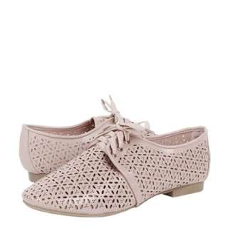 BLUSH Womens Perforated Lace Up Oxford Flats Size 6 to 10  