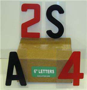 inch Block Sign Letters 4 Marquee Reader boards 299 ct