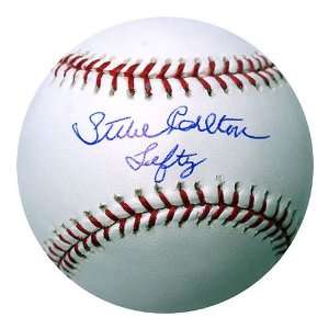 Steve Carlton Lefty insc MLB Baseball