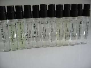 12 Jo Malone Cologne / 12 DIFFERENT Spray Sample  