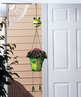 WHIMSICAL HANGING METAL ANIMAL PLANTER CHOOSE FROM 3  