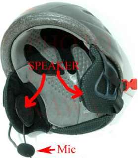 Helmet Speaker mic for Midland LXT GXT GMRS FRS Radio  