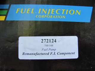 FIC 272124 Python 748 548 Fuel Pump REMANUFACTURED  