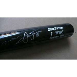 Frank Thomas Signed Baseball Bat   Engraved FBig Stick
