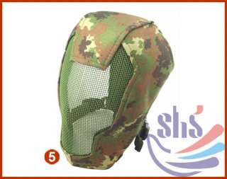 New Full Face Wire Mesh Airsoft Mask Breathability  