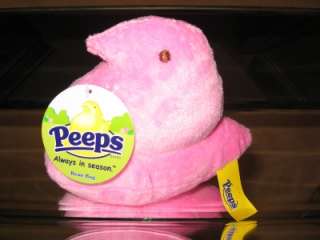 NEW Easter PEEPS Pink Chick Plush Rare NWT  