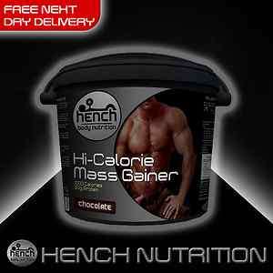 4KG 8.8LB HENCH MASS GAINER WEIGHT GAIN WHEY PROTEIN MUSCLE POWDER 