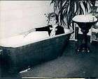 Old Metal Wash Basin Tub Bathroom Decor Model Photo