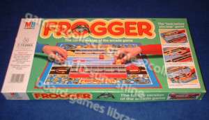 Frogger board game 1983 MB Games based on arcade game  