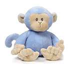 Ganz Plush   Baby Ganz   BABY MONKEY (Blue w/ Rattle   7 inch 