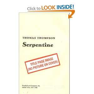  Serpentine Thomas Thompson Books