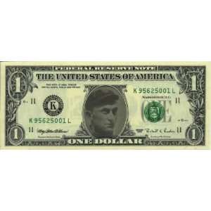 TY COBB   CHOICE UNCIRCULATED   FEDERAL RESERVE ONE DOLLAR BILL