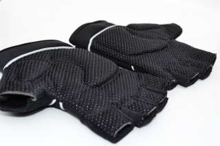 Veloset Cycling Gloves Gel Padding Black Mitts All Size 0609132007989 