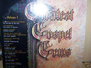 Greatest Gospel Gems LP Record 1971 Vinyl Music God 12  