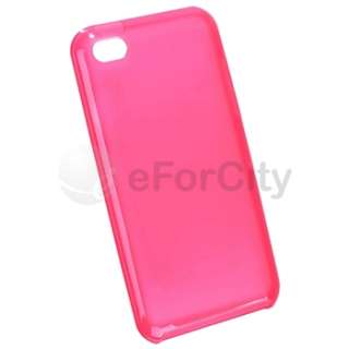   with apple ipod touch 4th gen clear frost hot pink quantity 1 keep