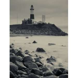 New York, Long Island, Montauk, Montauk Point Lighthouse, USA Premium 