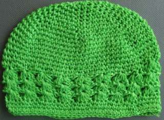   Crochet Kufi Hat Cap Beanie Baby Toddler Girl NEW 10 Pcs  