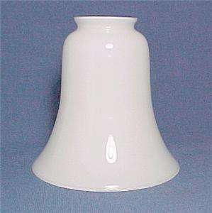 White Glass Bell Lamp Light Shade 2 1/4 for Chandelier Wall Sconce Fan 