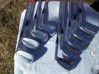 PGA Ryder Cup Nine Irons & Four Woods Vintage 13 Golf Club matched set 