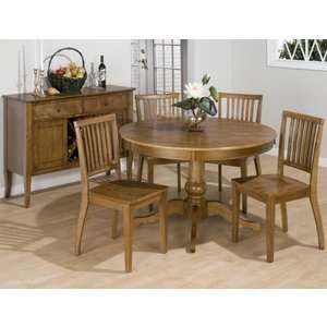   Jofran Antique Honey 6 Piece 48 Inch Dining Room Set