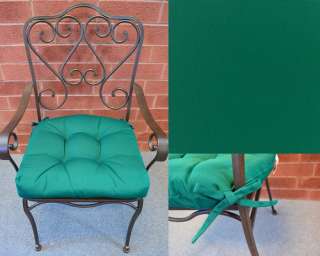 SUNBRELLA Forest Green 19.5 Outdoor Patio Tufted Contoured Chair 