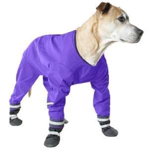  Dog Jog Rainsuit in Purple Dog Length (Collar to Base of 
