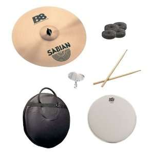   Head, Drumsticks, Drum Key, and Cymbal Felts Musical Instruments