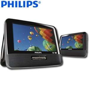  PHILIPS Portable 7 inch TFT LCD DVD player dual screens 