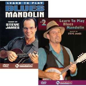    Homespun Learn To Play Blues Mandolin (2 Dvds) Musical Instruments