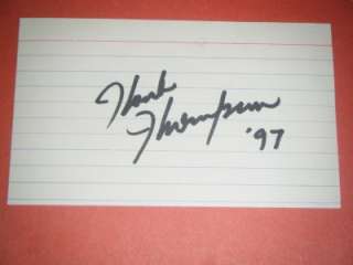 JANIS PAIGE SILK STOCKING SIGNED AUTOGRAPHED INDEX CARD  
