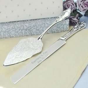   Gifts and Favors Embossed Cake Server Set