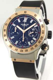 Hublot SuperB Chronograph Date Automatic Steel & 18k Rose Gold Watch 
