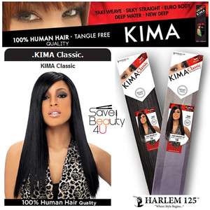 HARLEM 125 KIMA CLASSIC 100% Human Hair Quality Yaki Weave  