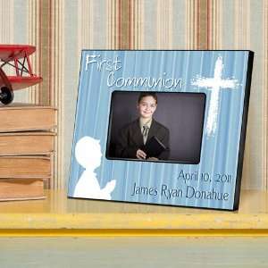   Favors Personalized First Communion Hear My Prayer Blue Picture Frames