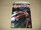 Need For Speed Carbon Instruction Manual Microsoft XBOX 360 MANUAL 