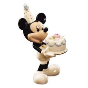   Lenox   Mickeys Happy Birthday To You October Birthstone Figurine