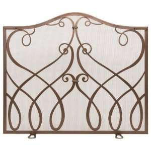   Intl. Single Panel Cypher Collection Fireplace Screen