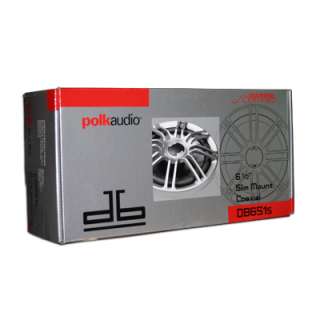 Polk Audio DB651S 6.5 Inch High Performance Car Speaker   Brand New in 